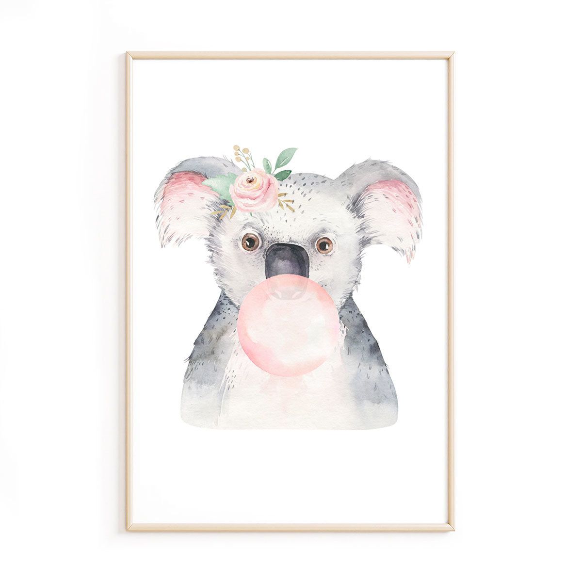 Lot de 3 affiches animaux avec chewing-gum pour chambre enfant – Image 4