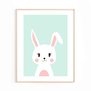 Affiche enfant lapin