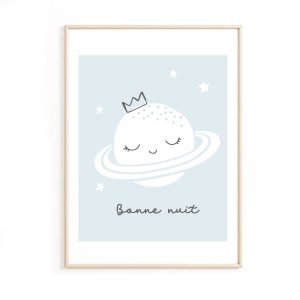 Affiche bébé bonne nuit