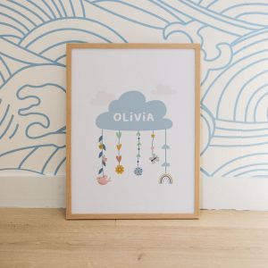 Affiche nuage personnalisée