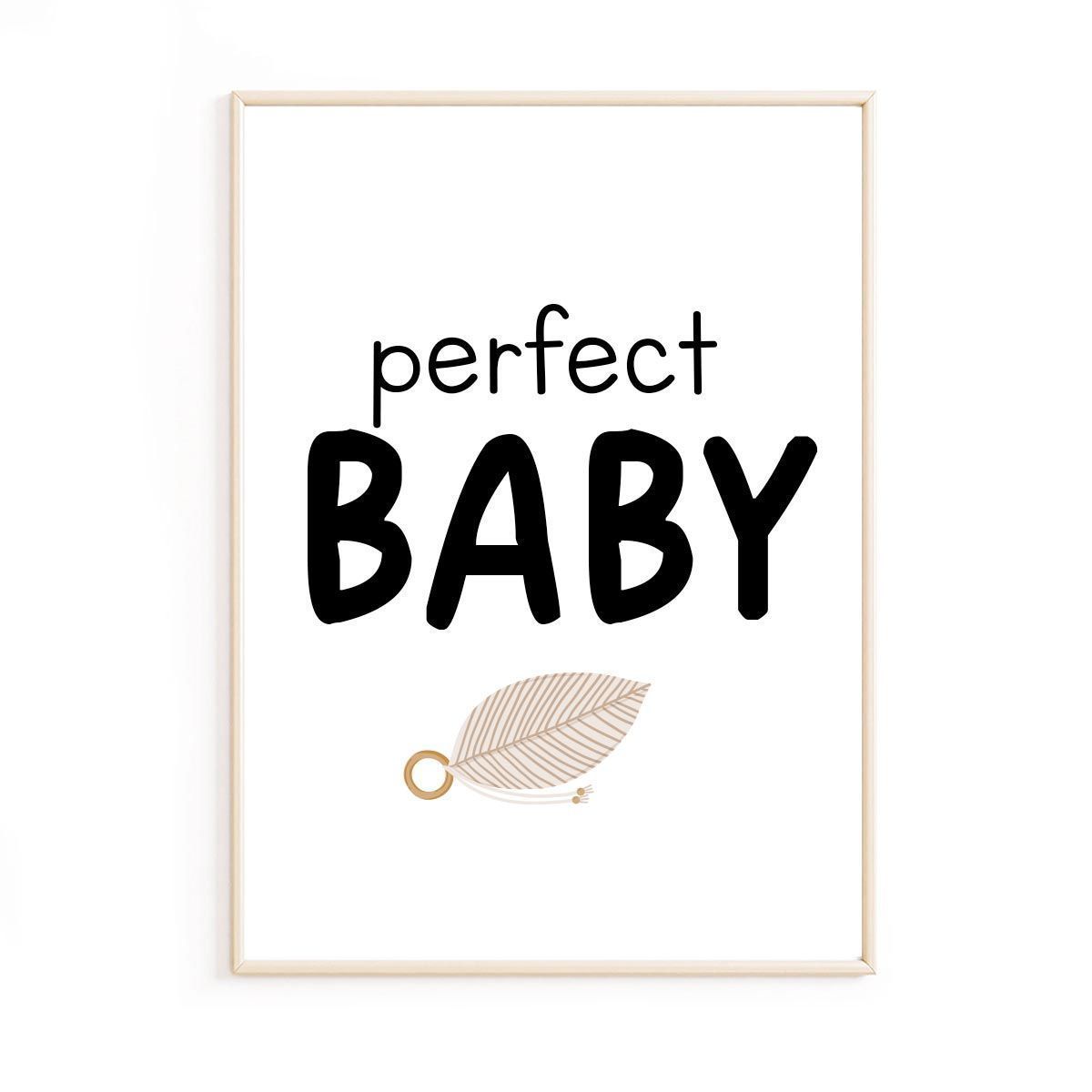 Affiche perfect baby – blanc