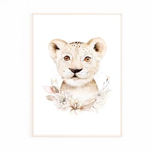 Affiche savane pour enfant