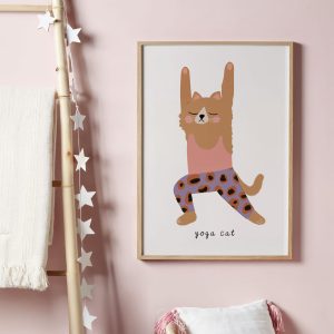 Affiche chat « Yoga cat »