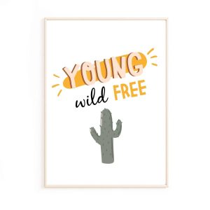 Affiche Young Wild & Free enfant