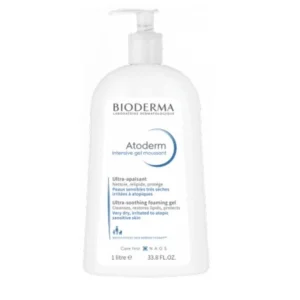 Bioderma atoderm intensive gel moussant ultra apaisant 1l