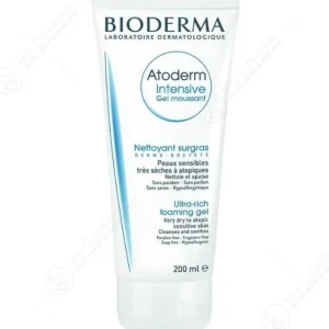 Bioderma atoderm intensive gel moussant ultra apaisant 200ml