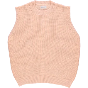 Pull Sans Manches Canneberge Pêche Blanche – Taille S