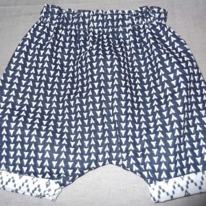 Sarouel réversible 3/6 mois, deux en un