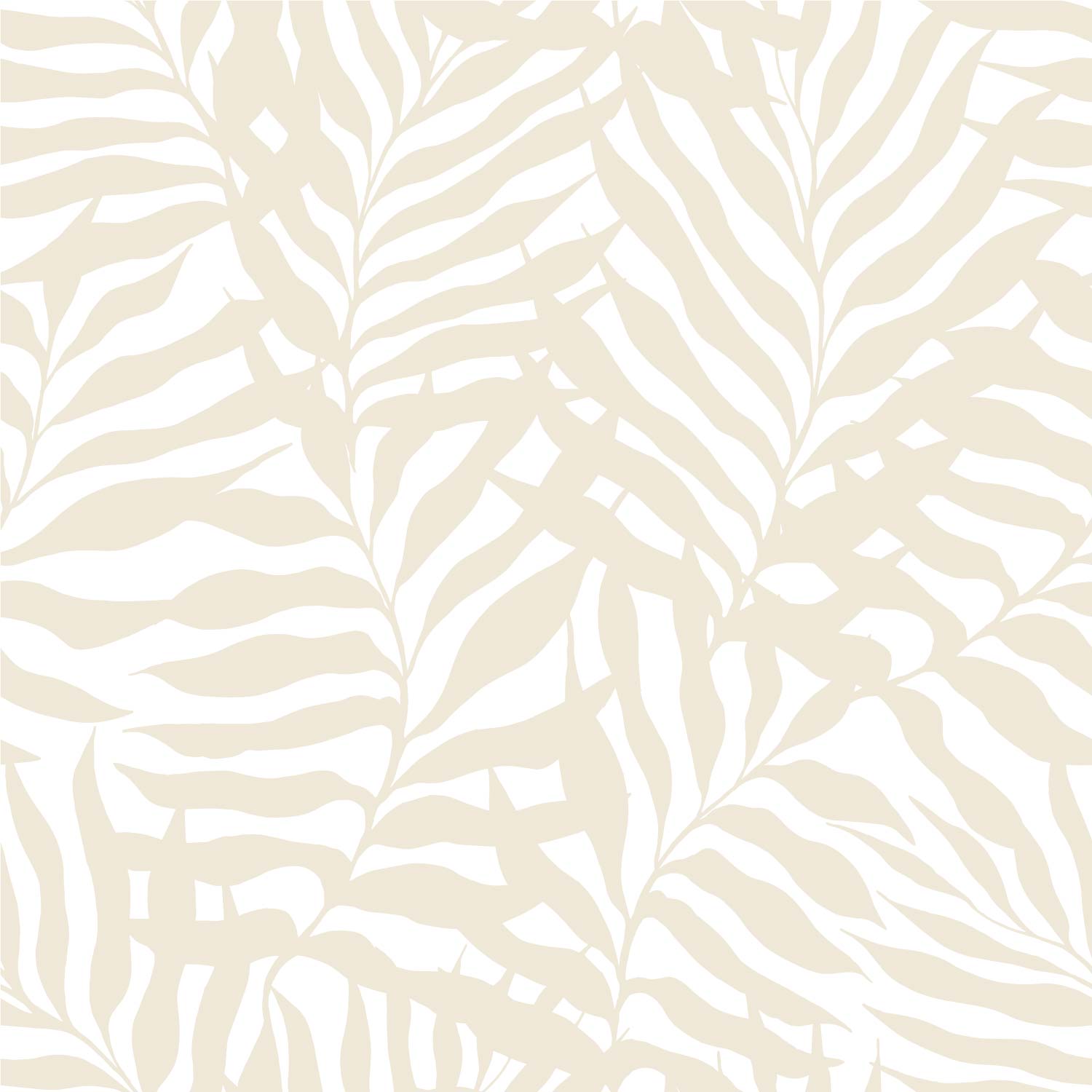 Papier peint feuilles beige – Image 2