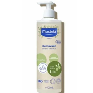 Mustela Bio Gel Lavant Corps et Cheveux 400ml