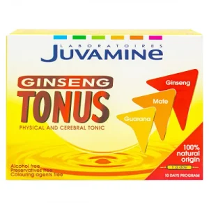 JUVAMINE GINSENG TONUS 10 AMPOULES