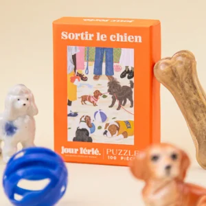Puzzle Sortir le chien 100 pièces