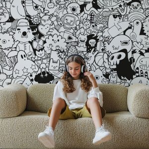 Papier peint Doodle by Bobsmade