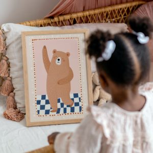 Affiche Petit ours en danse