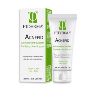 fiderma acnefid gel nettoyant purifiant 200ml