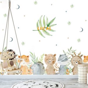 Papier peint animaux personnalisé