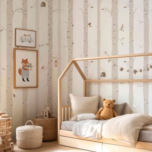 Papier peint arbre enfant