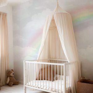 Papier peint panoramique arc en ciel enfant