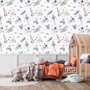 Papier peint astronomie enfant