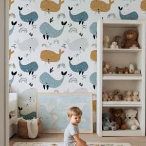 Papier Peint Big Baleine