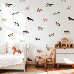 Papier Peint cheval pour enfant