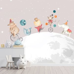 Papier peint panoramique cirque enfant