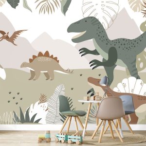 Papier peint Dinosaures World