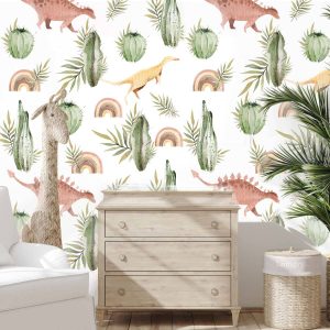 Papier peint dinosaures