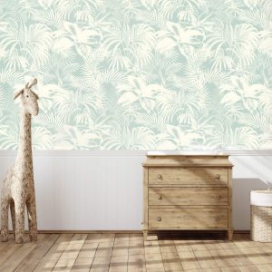 Papier peint feuillage palmier