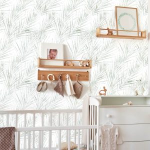 Papier peint Feuille de Palmier aquarelle