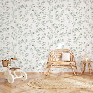 Papier peint feuilles d&rsquo;eucalyptus