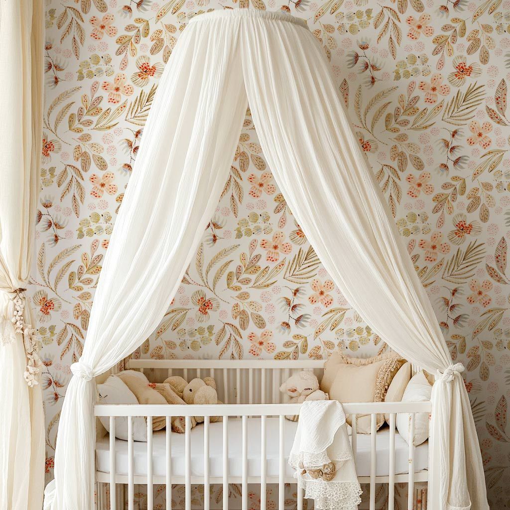 Papier peint Fleurs éternelles, chambre fille – Image 3