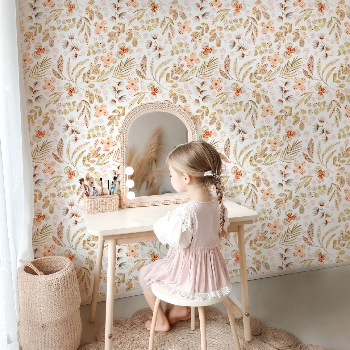 Papier peint Fleurs éternelles, chambre fille – Image 4