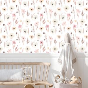 Papier peint fleurs de printemps