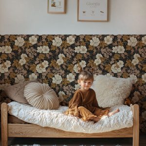 Papier peint Fleurs de minuit pour chambre