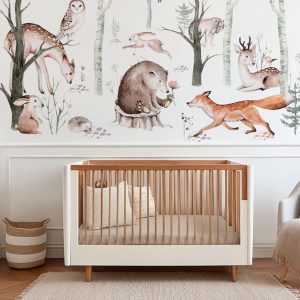 Papier peint forêt animaux