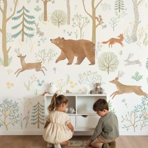 Papier peint Forêt Merveilleuse chambre enfant