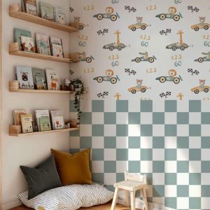 Papier peint Formule 1 bébé