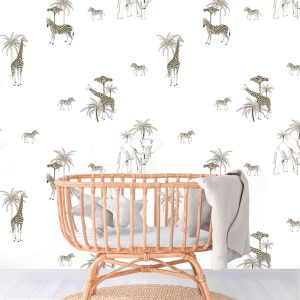 Papier peint safari enfant