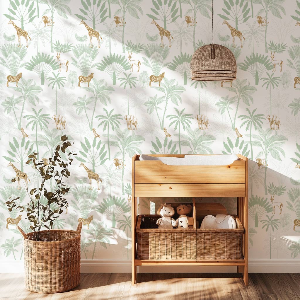 Papier peint feuillage luxuriant – Image 4