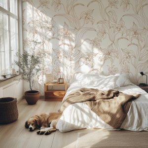 Papier peint orchidée