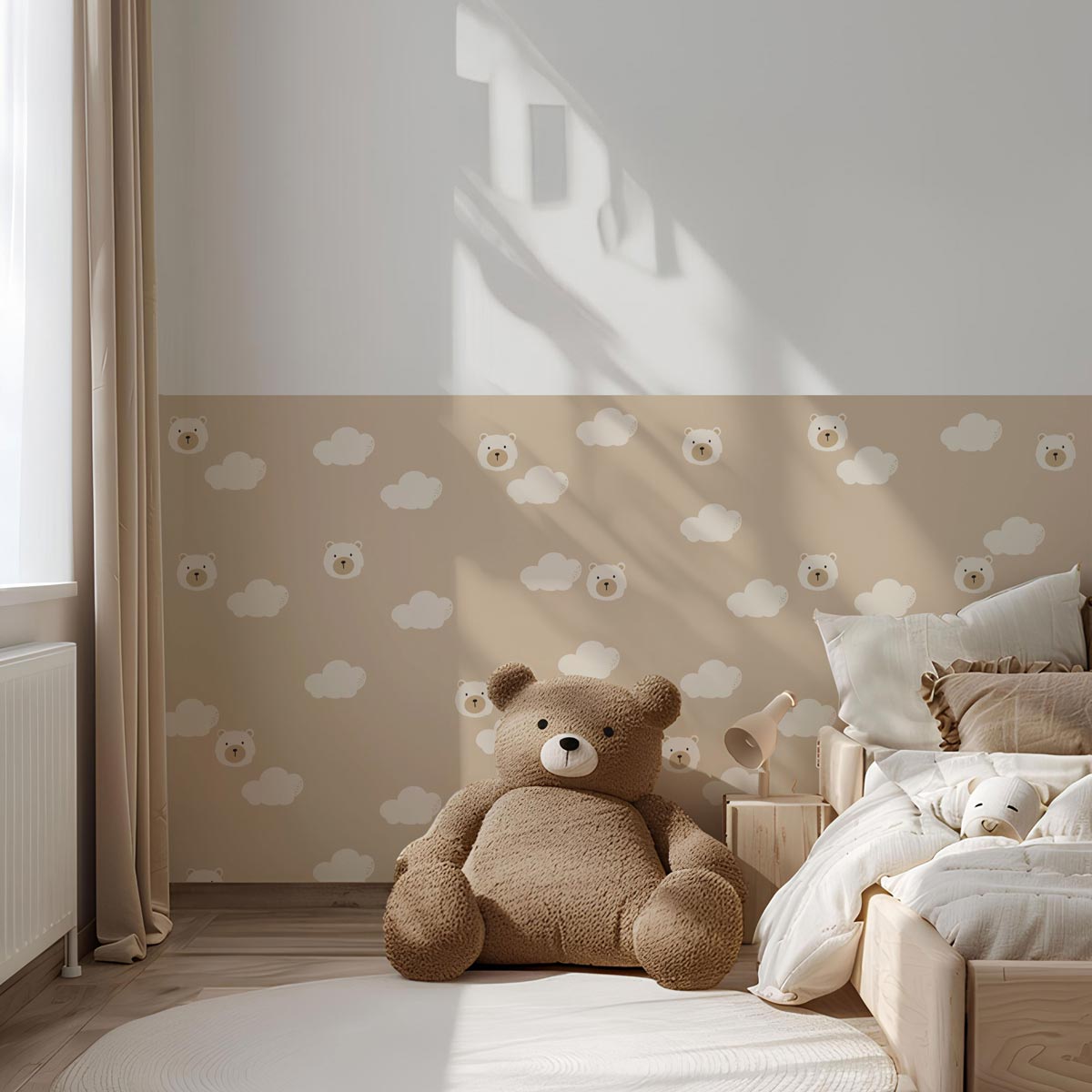 Papier peint ourson pour bébé – Image 4