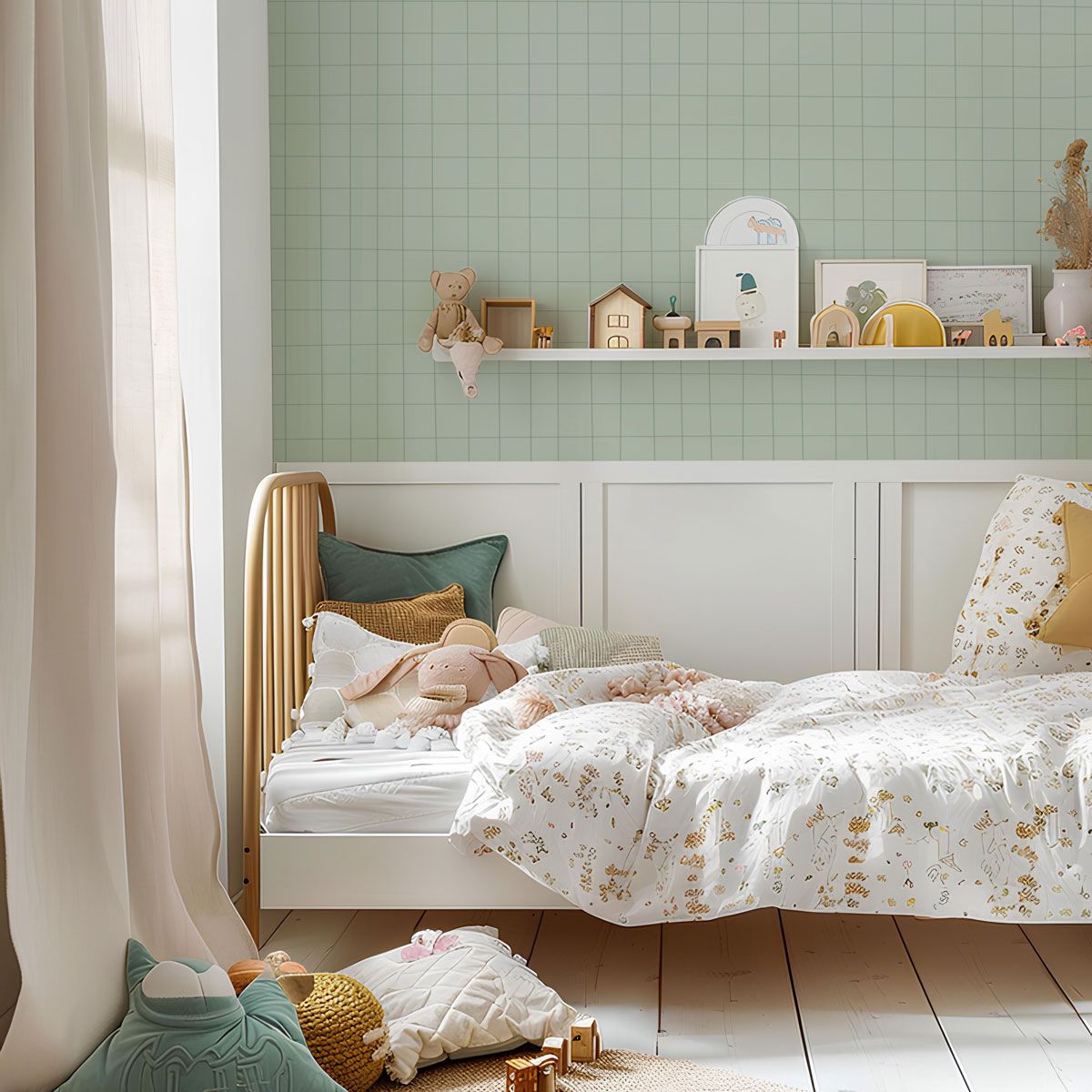 Papier peint petits carreaux – Image 4