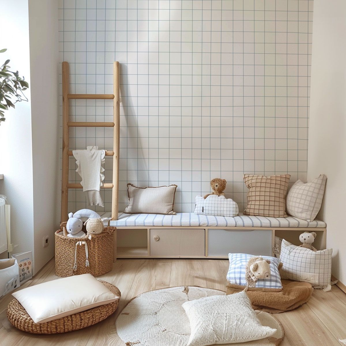 Papier peint petits carreaux – Image 6