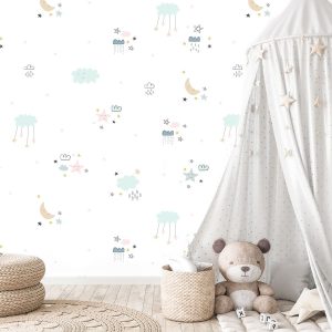 Papier peint scandinave bébé