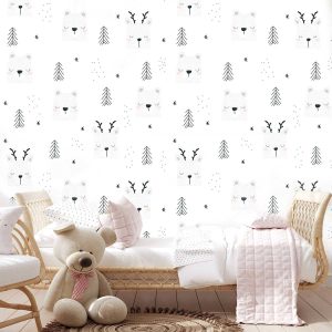 Papier peint scandinave bébé