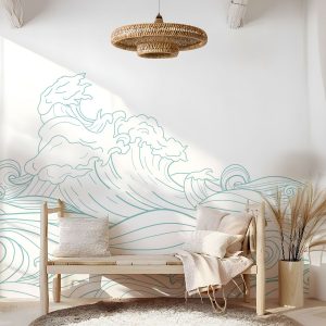 Papier peint océan wave pour enfant