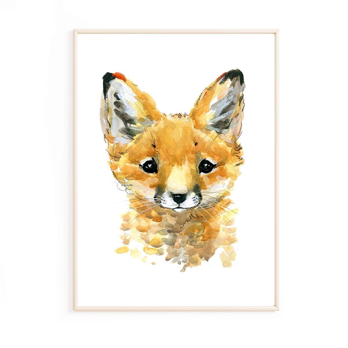 Affiche renard enfant