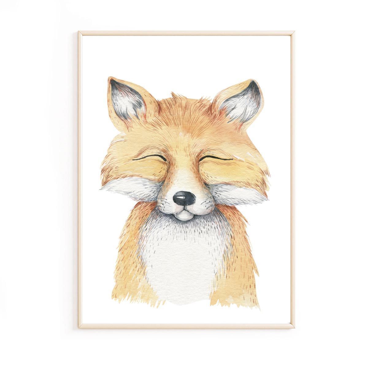 Affiche renard enfant