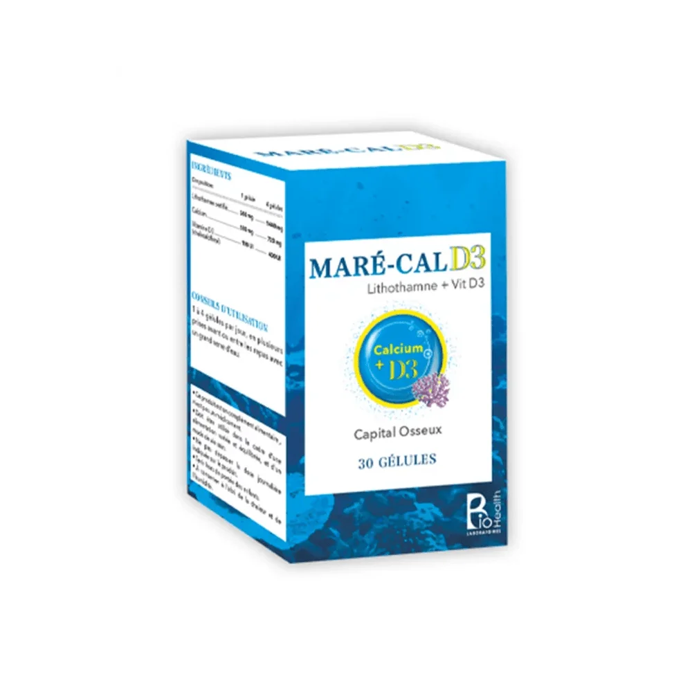 biohealth mare-cal vit d3 30 gellules